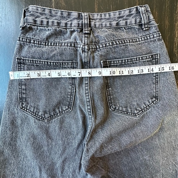 SHEIN Highrise Distressed Black Jeans. Size XS - Picture 7 of 9